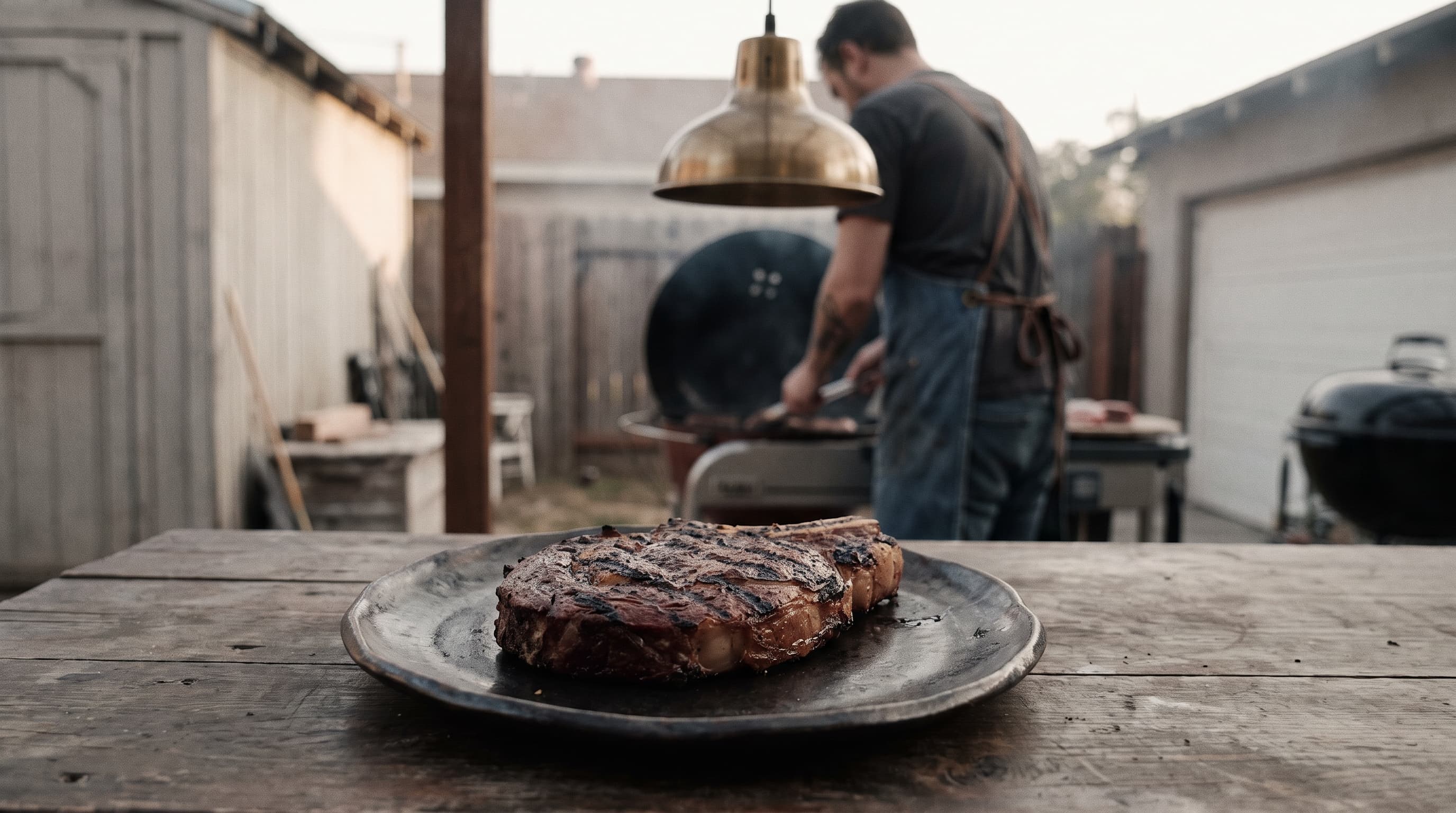 rå ribeye-steak